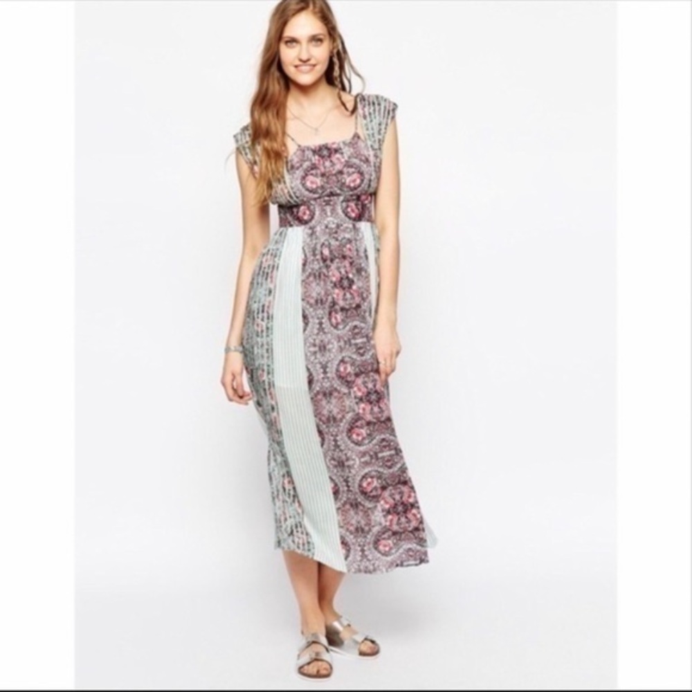Free People Mayan Temple Maxi Dress
